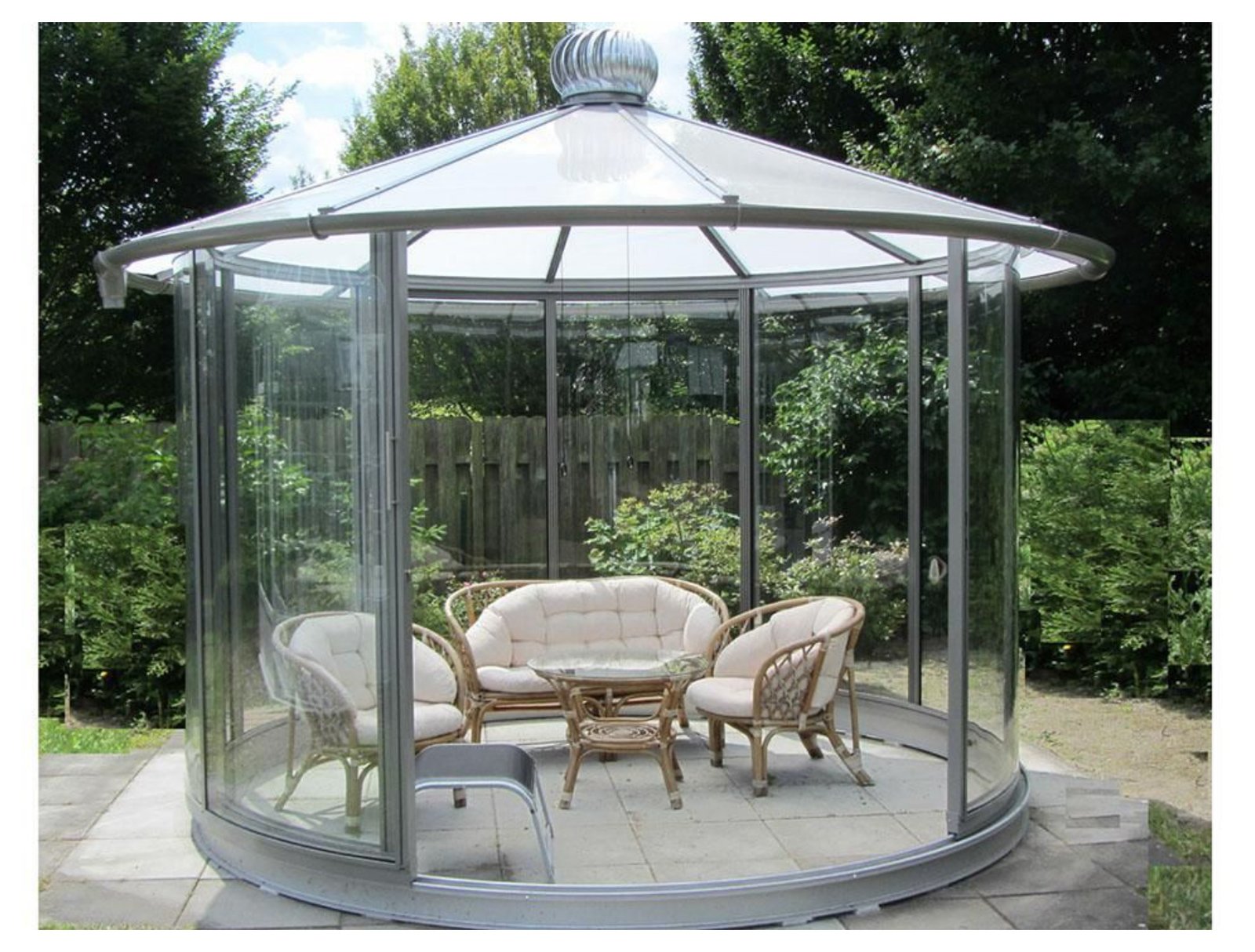 Modern Glass Gazebo